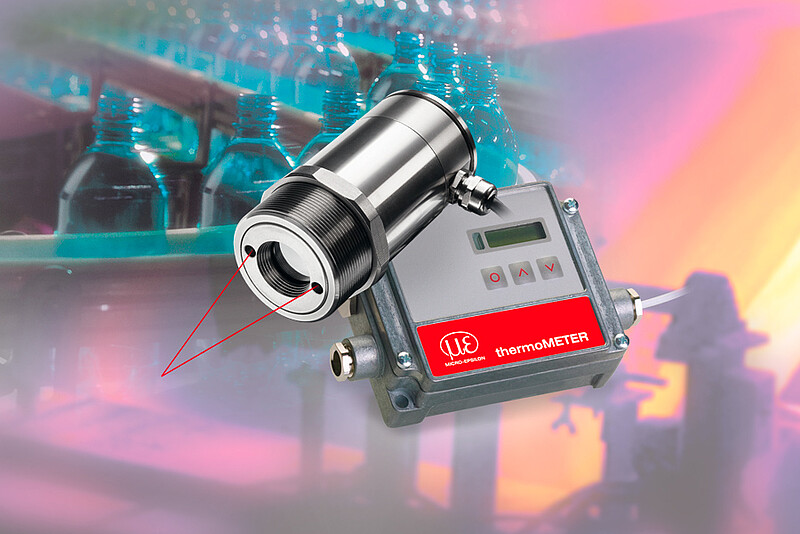 Infrarot-Pyrometer mit Laservisier