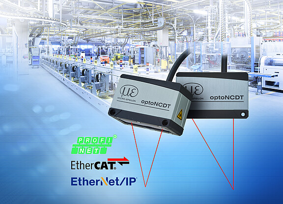 Laser-Sensor für Inline-Einsatz