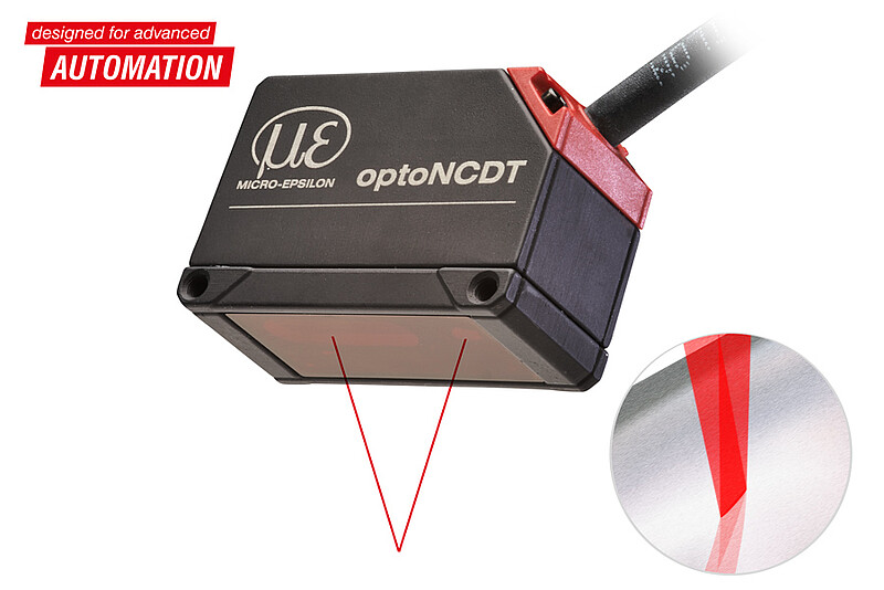 Smarter Laser-Sensor für metallisch glänzende Objekte