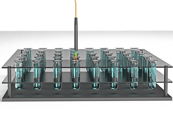 Füllstandsmessungen in Trays 