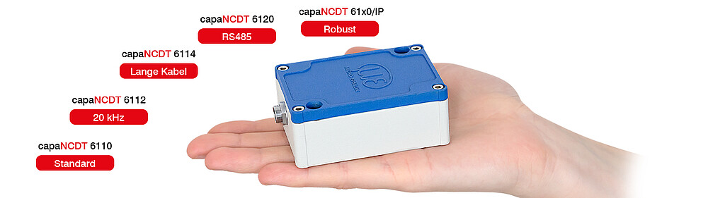 capaNCDT verschiedene Ausführungen