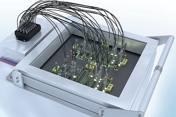 LED-Prüfung von Elektronikbaugruppen während des In-Circuit-Tests 