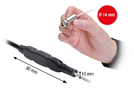 Robustes Miniaturpyrometer für industrielle Serienanwendungen