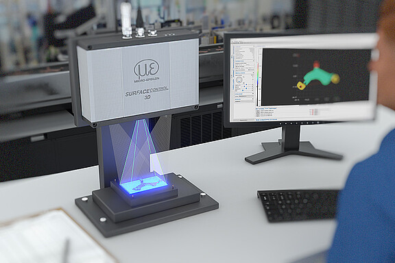 Einsatz von 3D-Sensoren für Offline-Messungen