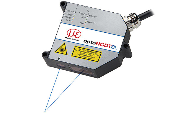 Hochdynamischer Laser-Sensor mit blauem Laser - optoNCDT 2300BL 