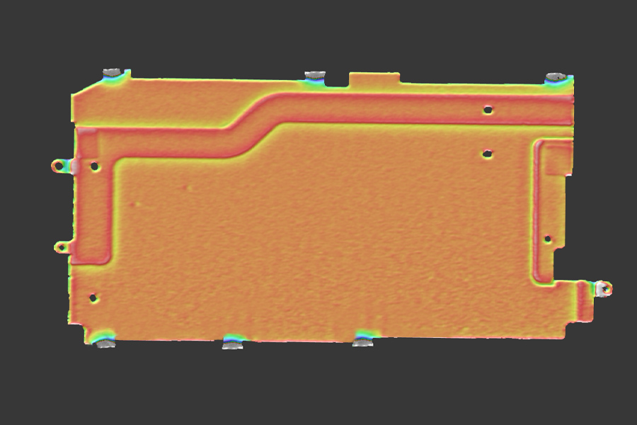 Target nach 3D-Vermessung mit 3DInspect